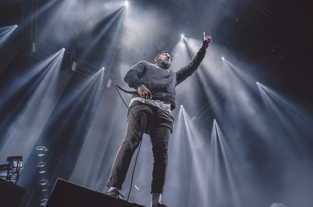 Chino Moreno de Deftones. Fotos cortesía de Khristian Forero de Rockaxis.