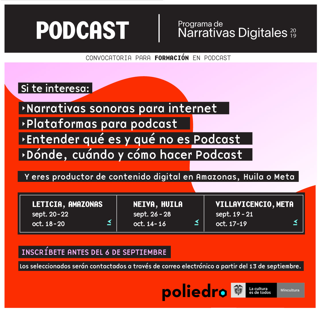 Imagen tomada de: Ministerio de cultura