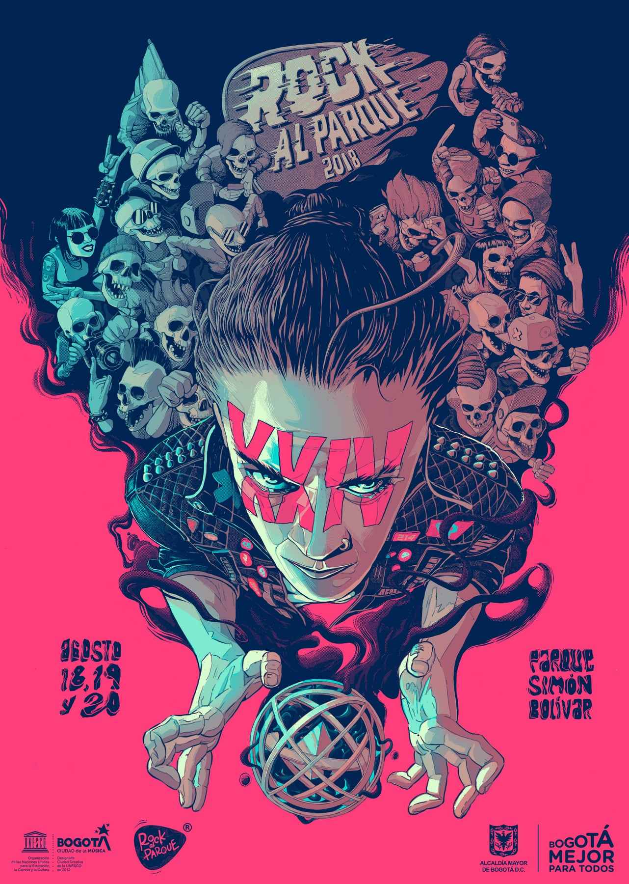 Rock al Parque, foto tomada de Rock al Parque