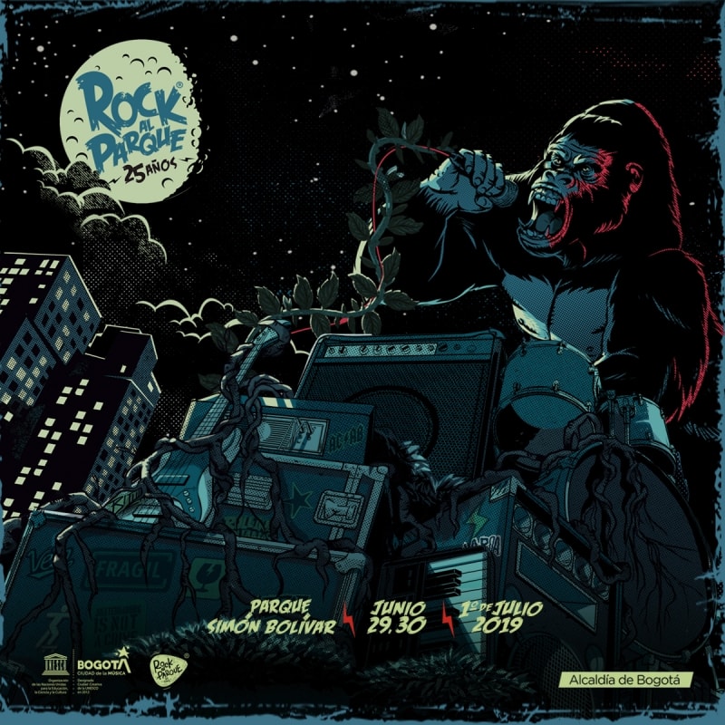 Rock al Parque, foto tomada de Rock al Parque
