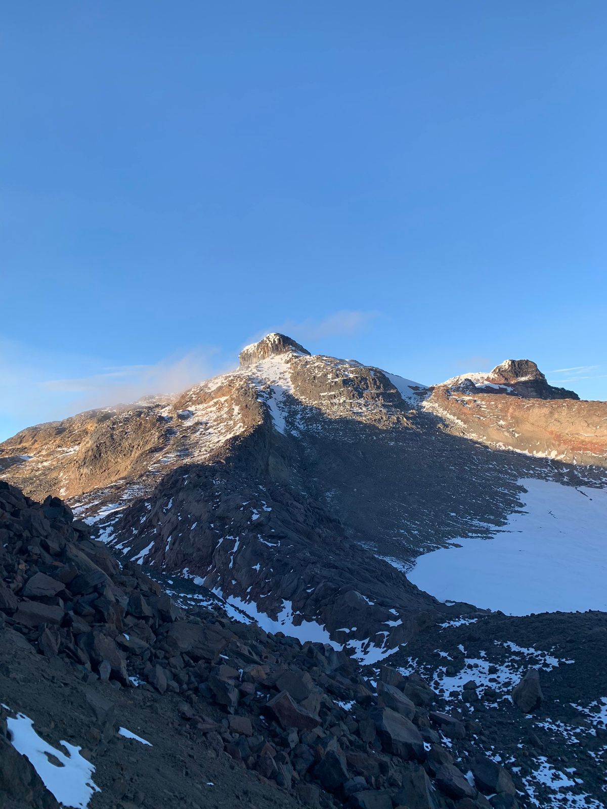 Nevado Santa Isabel en la actualidad