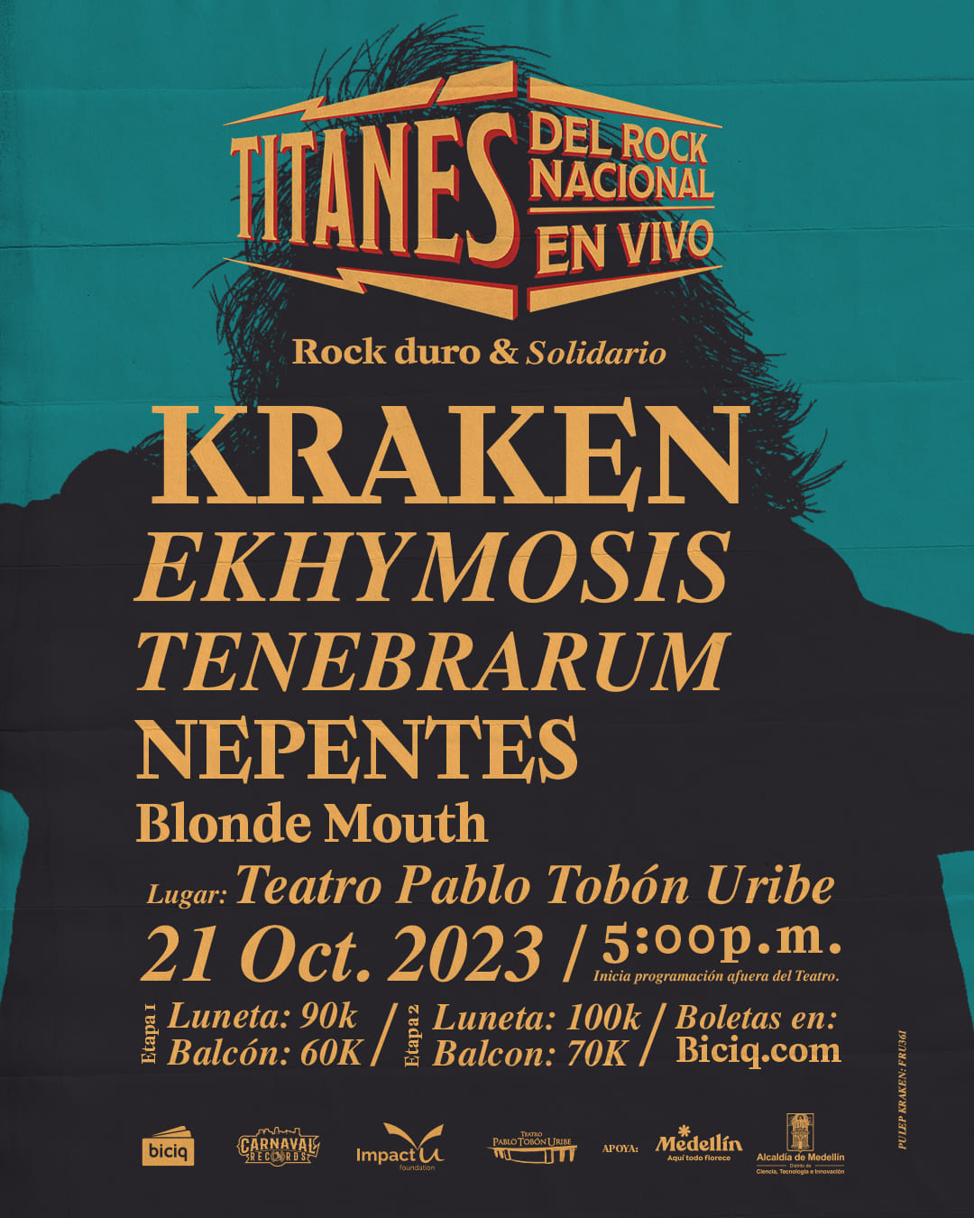 Cartel completo de Titanes del Rock Nacional