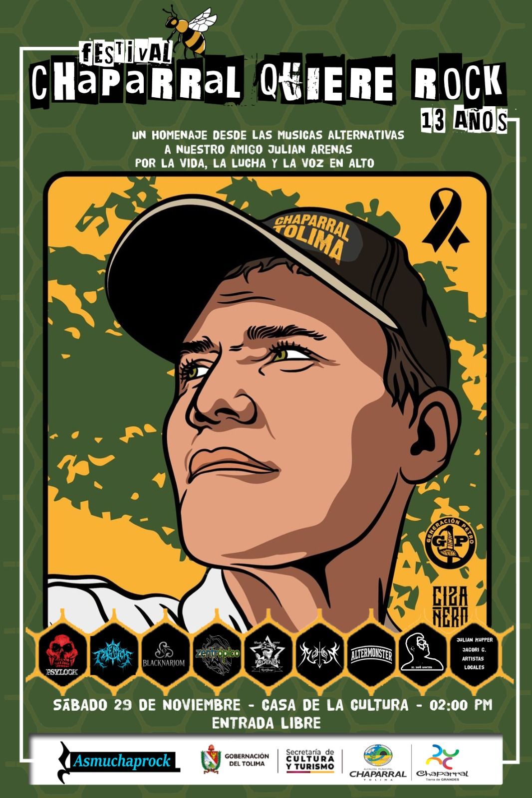 Cartel Chaparral Quiere Rock 2025