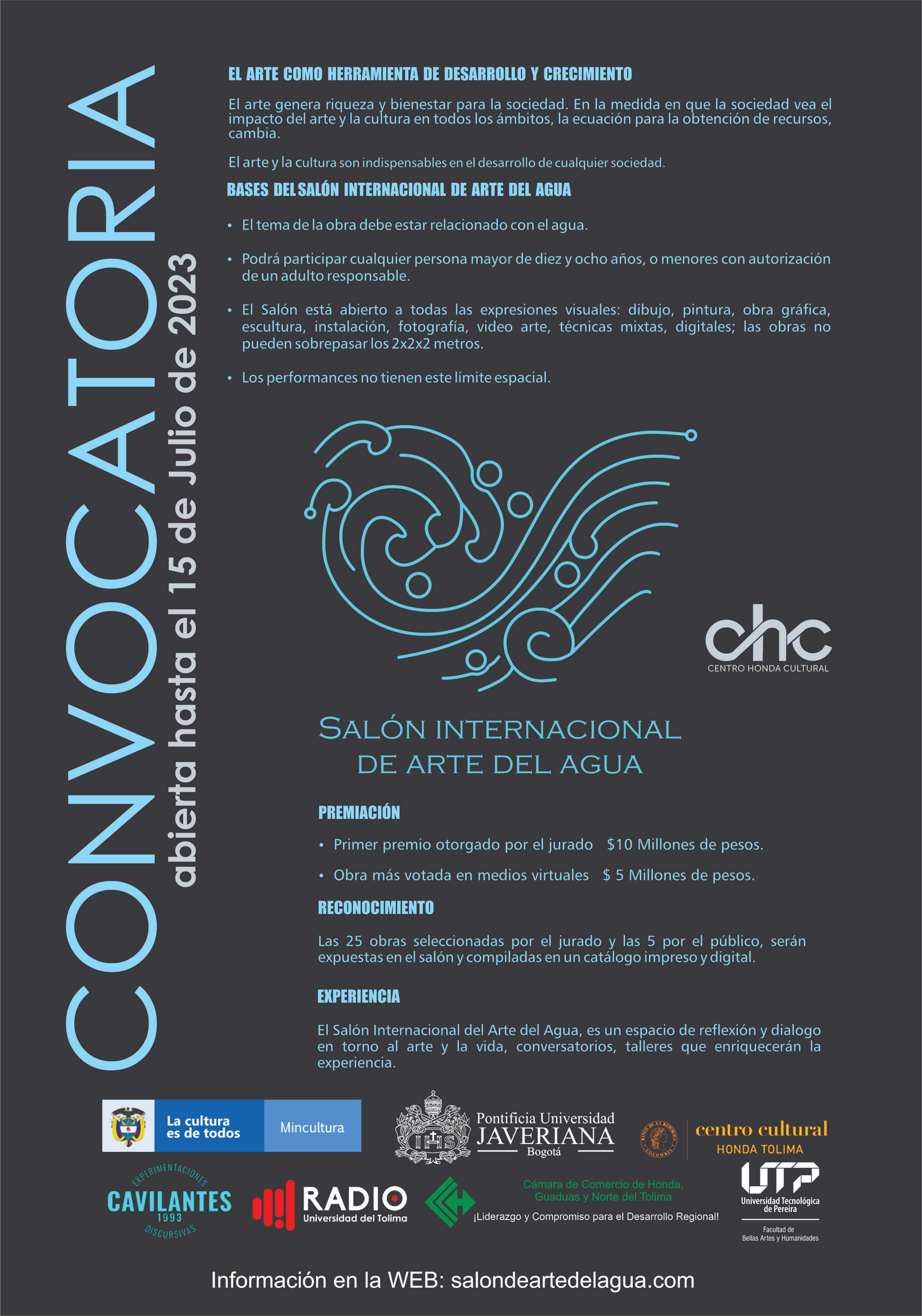 Convocatoria Salón Internacional de Arte Del Agua
