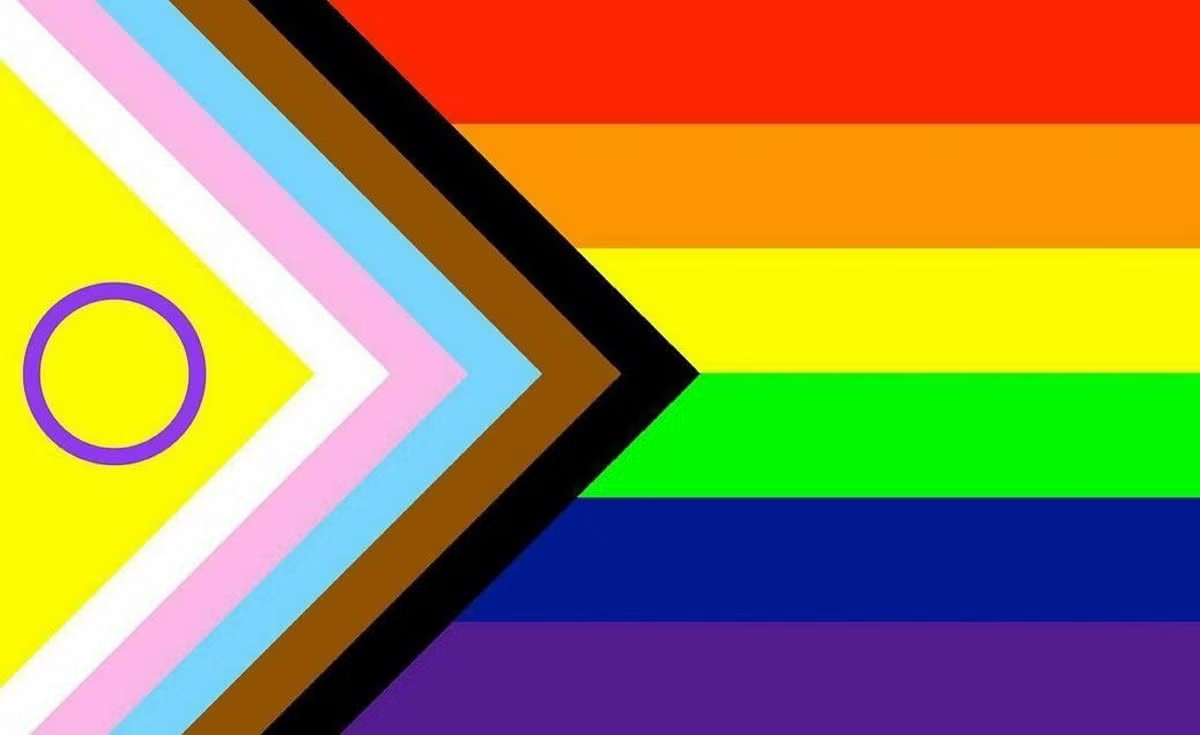 Bandera lgbt intersexual