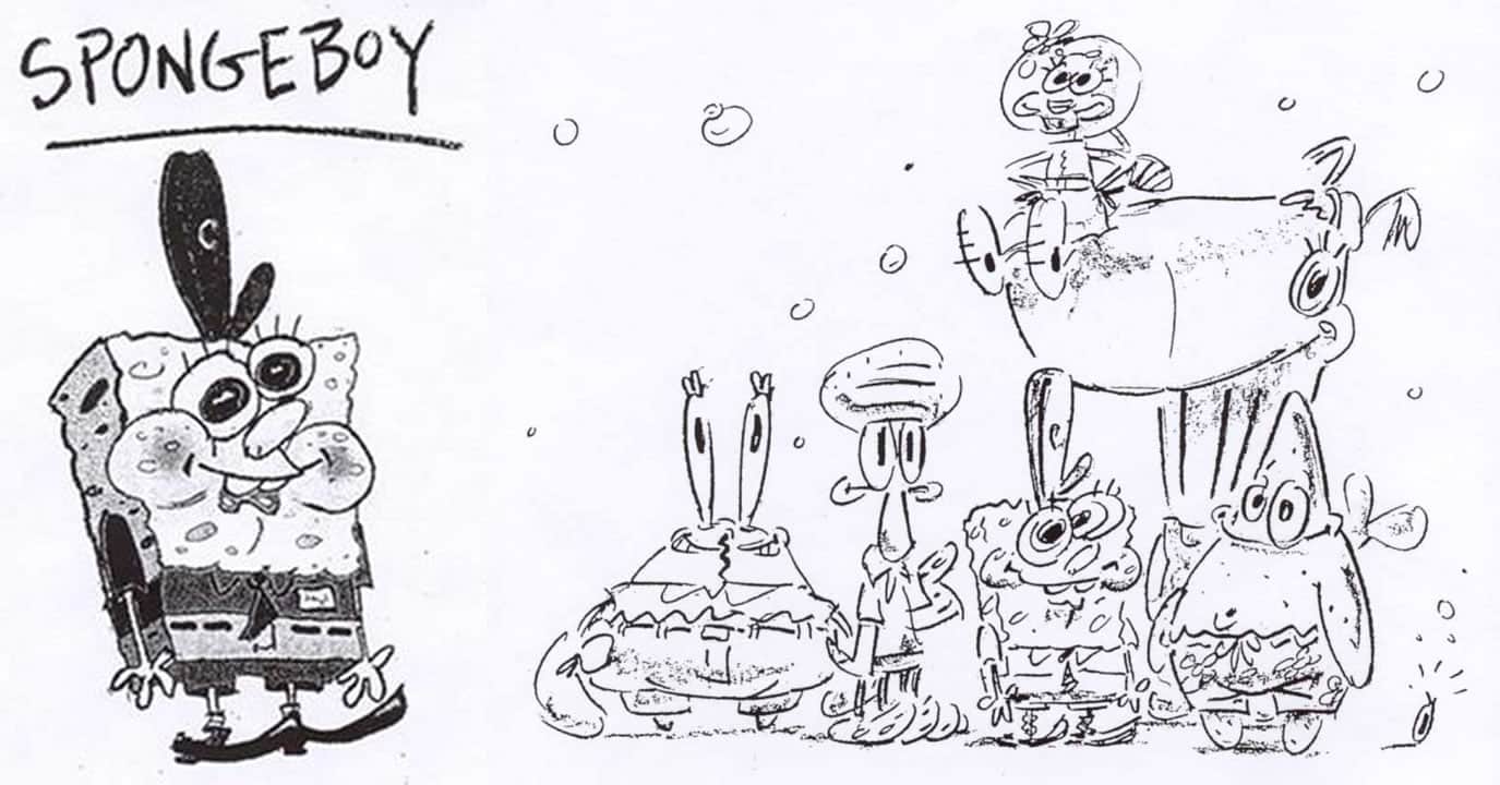 Bocetos Bob Esponja | Stephen Hillenburg