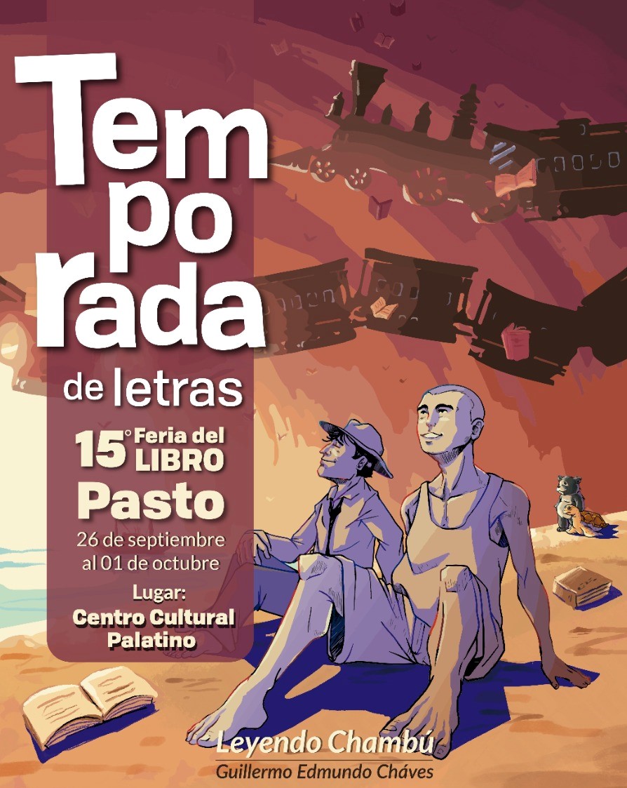 Afiche oficial Feria del Libro Pasto e Ipiales 2022