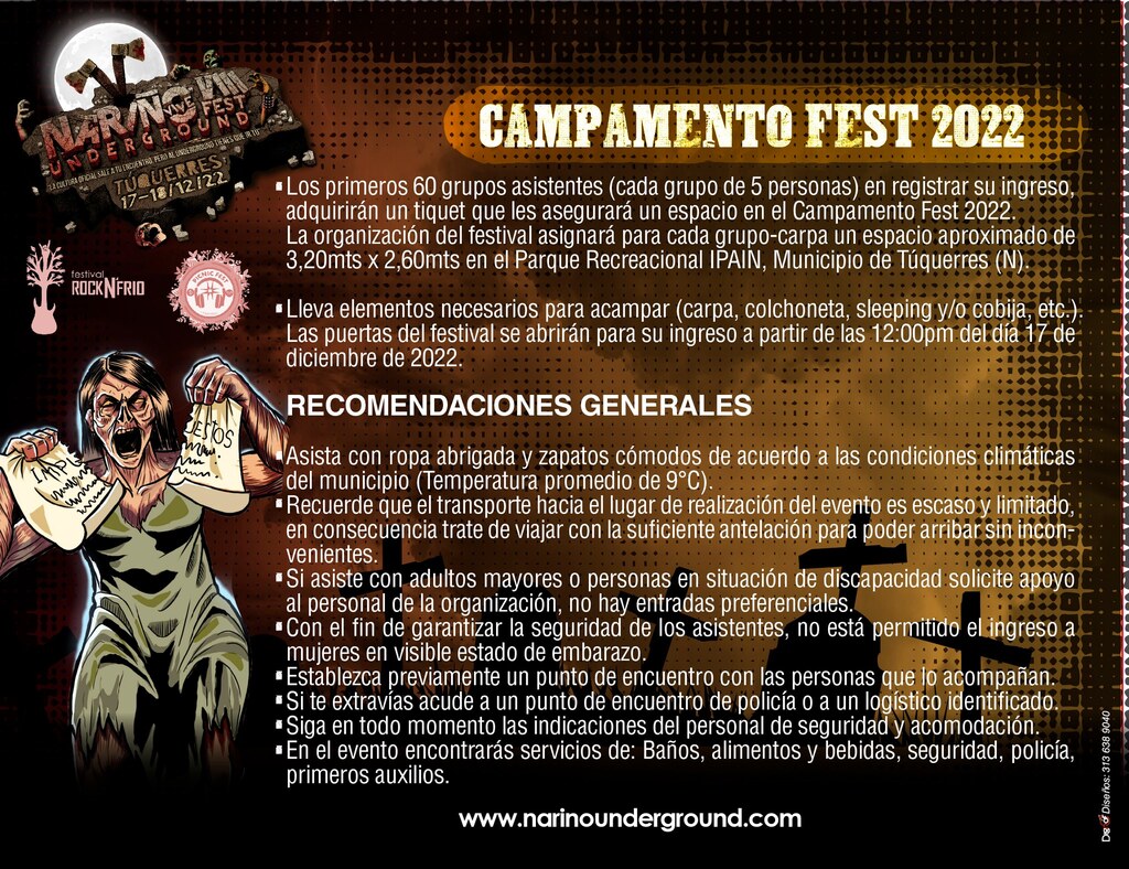 Recomendaciones Nariño Vive Underground