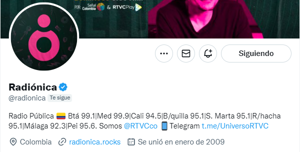 Chulito azul en Twitter