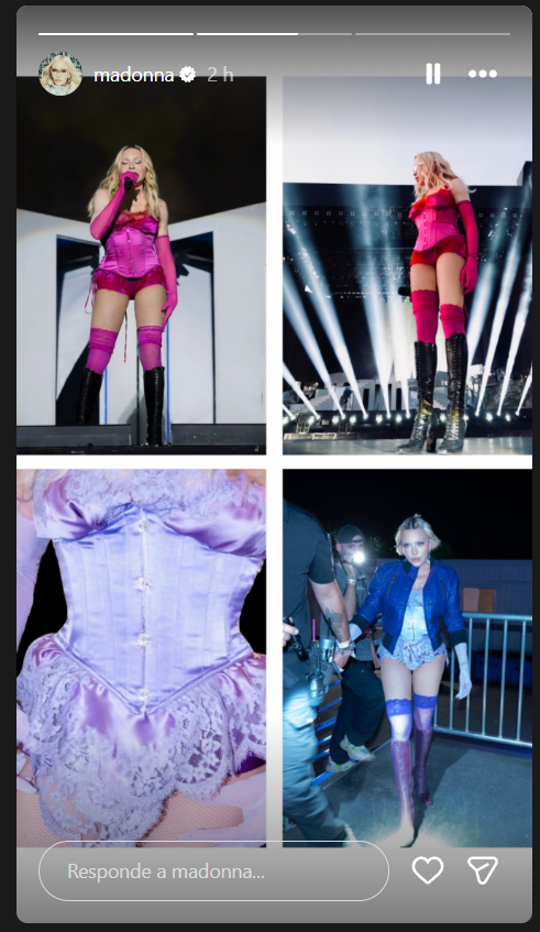 Ropa de Madonna extraviada en Coachella