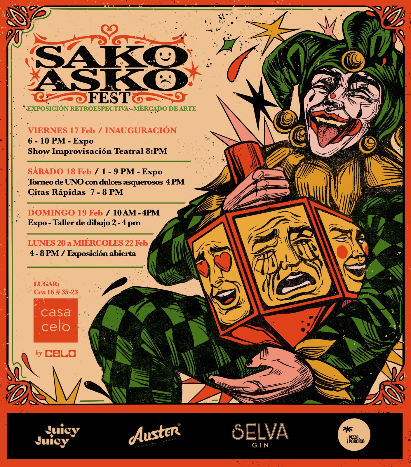 Programación Sako Asko Fest.