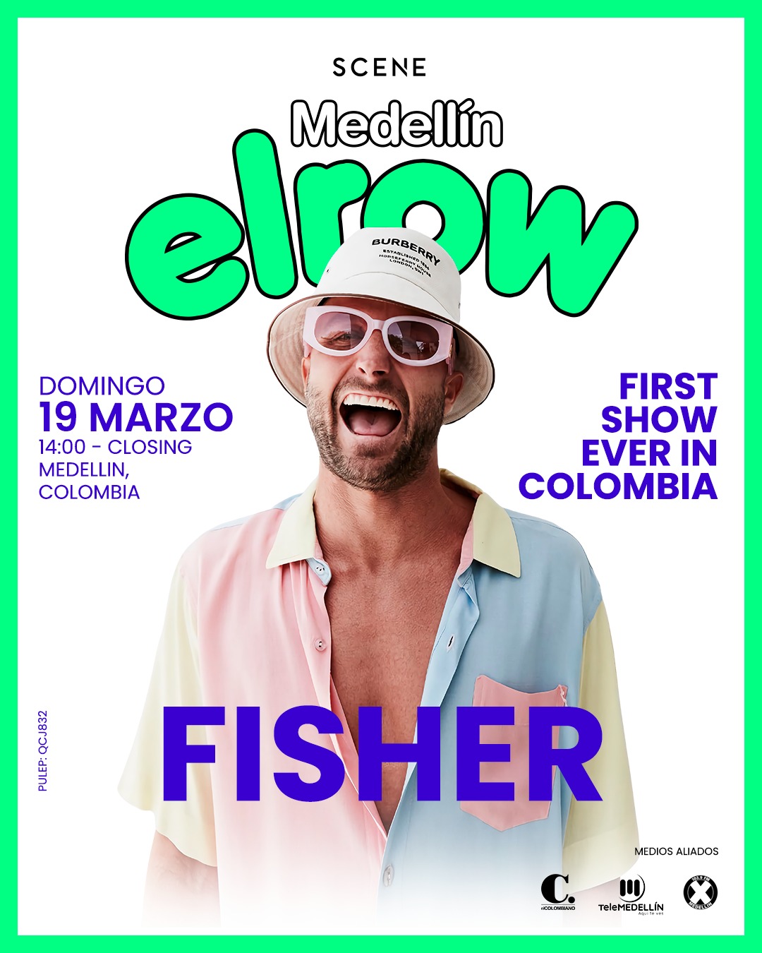 Fisher en vivo por primera vez en Colombia