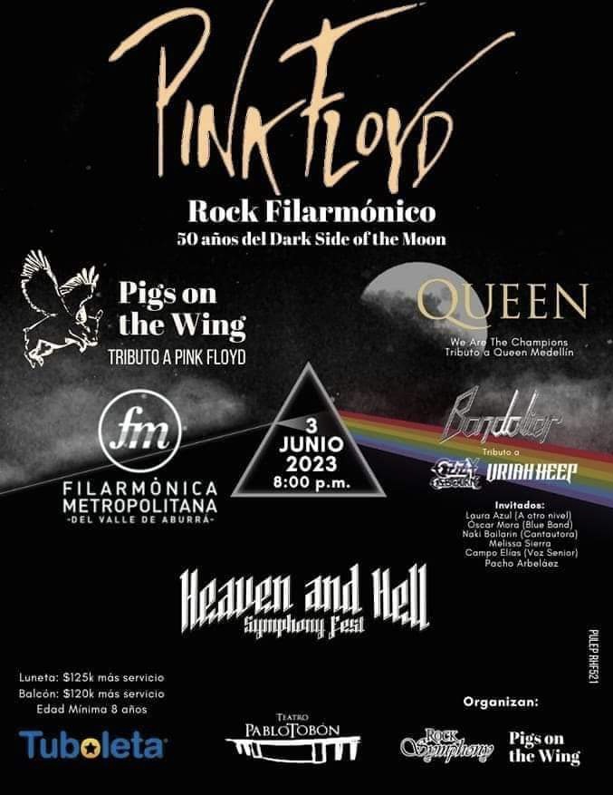 Medellín celebra la historia del rock con un tributo filarmónico a Pink Floyd