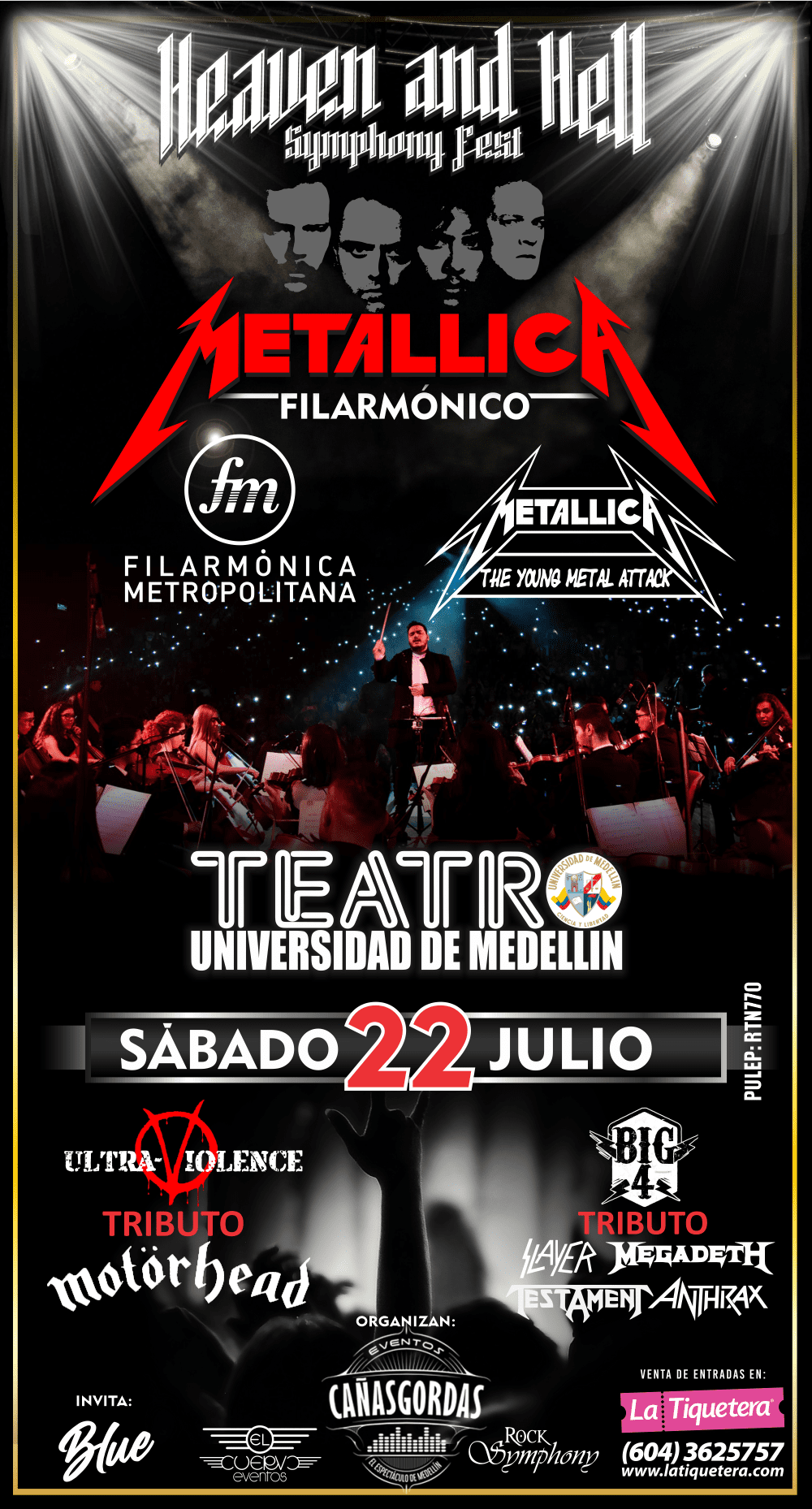 Cartel del Heaven and Hell Symphony Fest