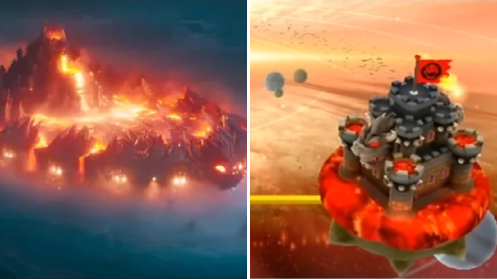 Isla de Bowser en la película de Mario