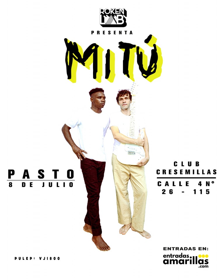 Poster Mitú - Pasto 8 de julio 