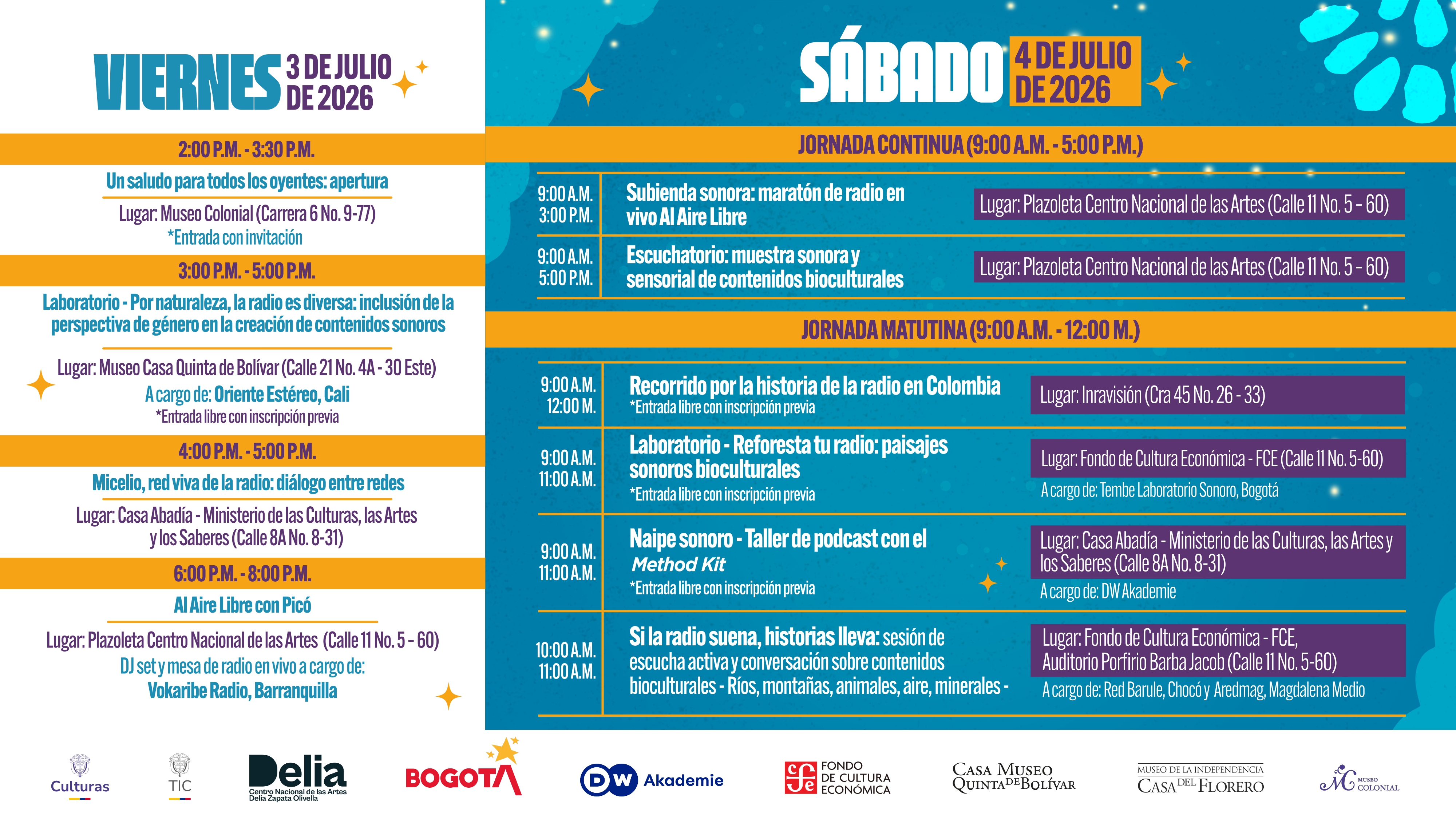 Porgramación Colombia Biocultural