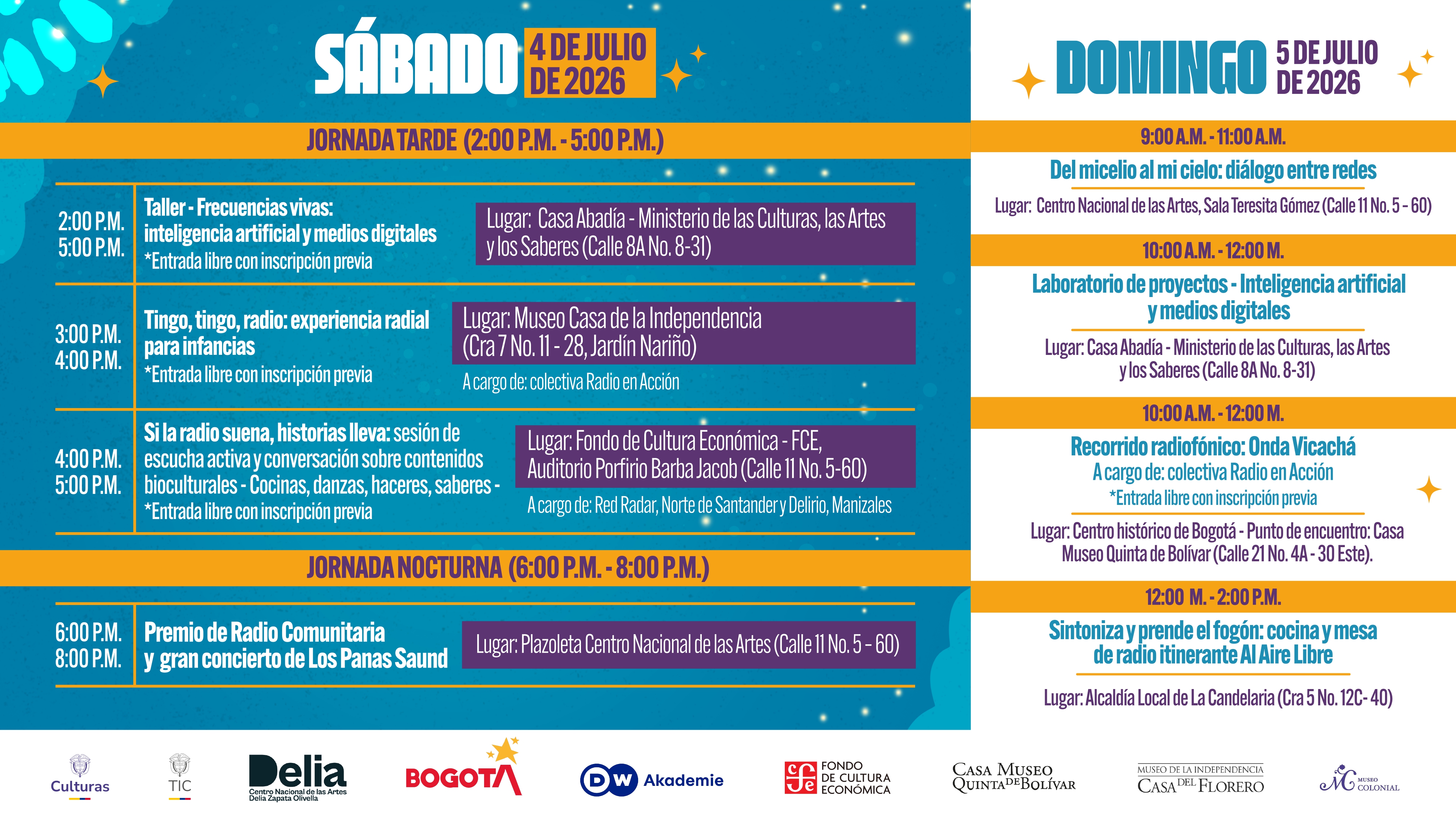 Porgramación Colombia Biocultural