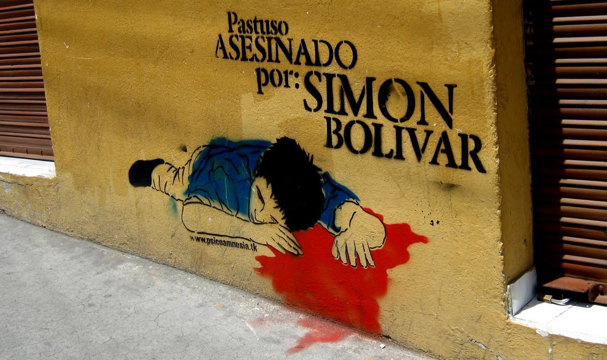 Pastuso asesinado por Bolívar 