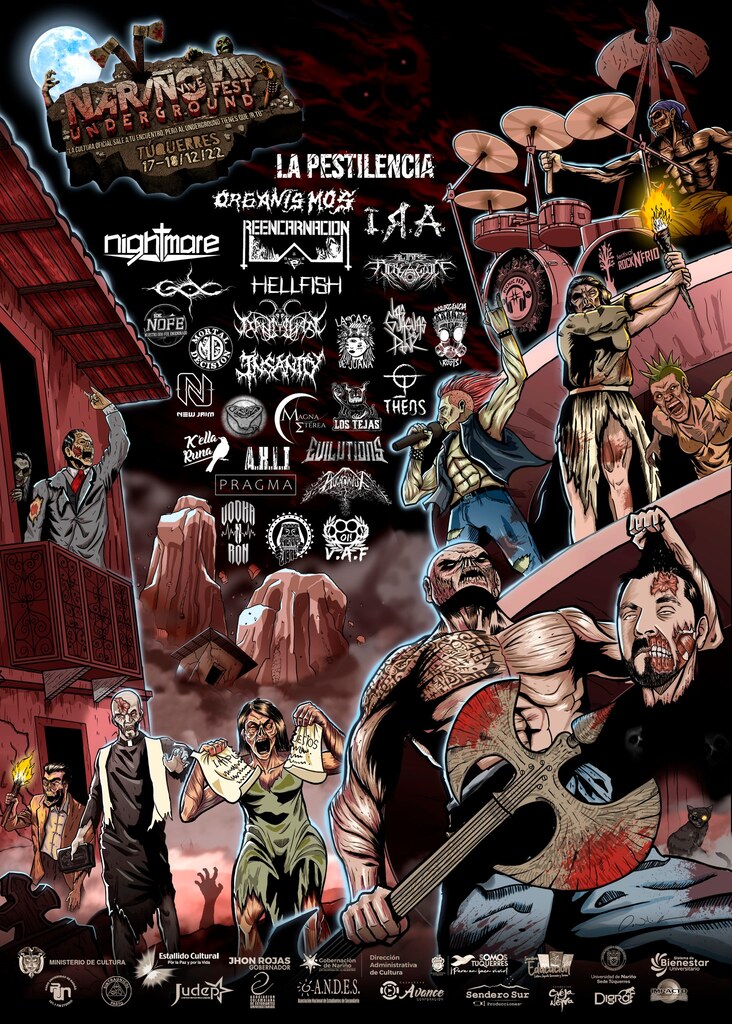 Poster Nariño Vive Underground 2022