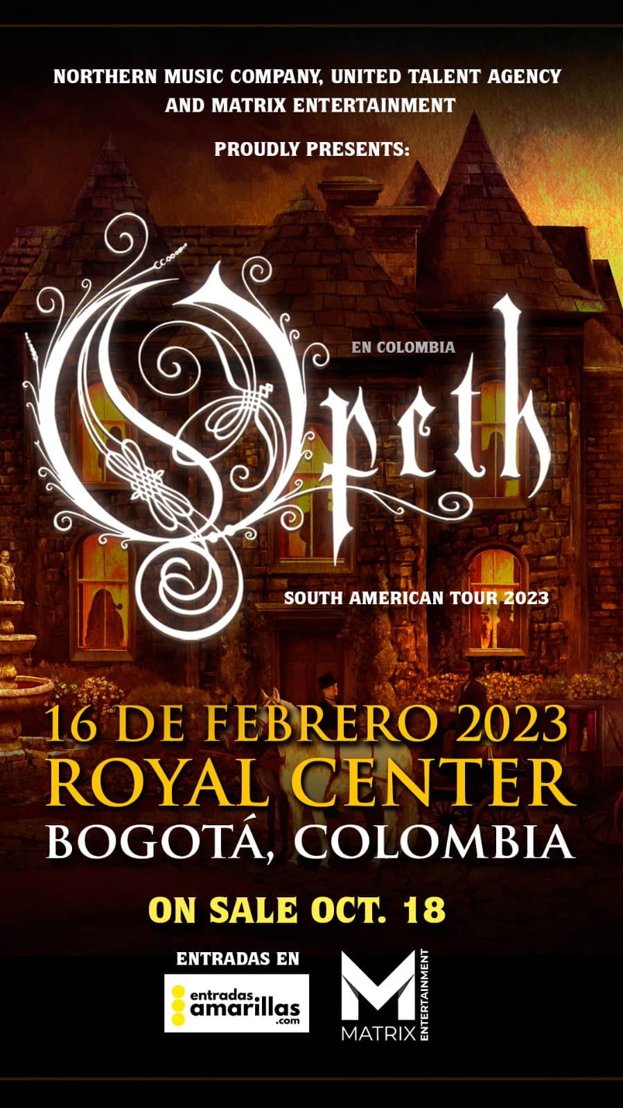 Opeth en Bogotá.