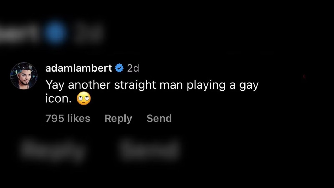 Adam Lambert sobre Theo James interpretando a George Michael