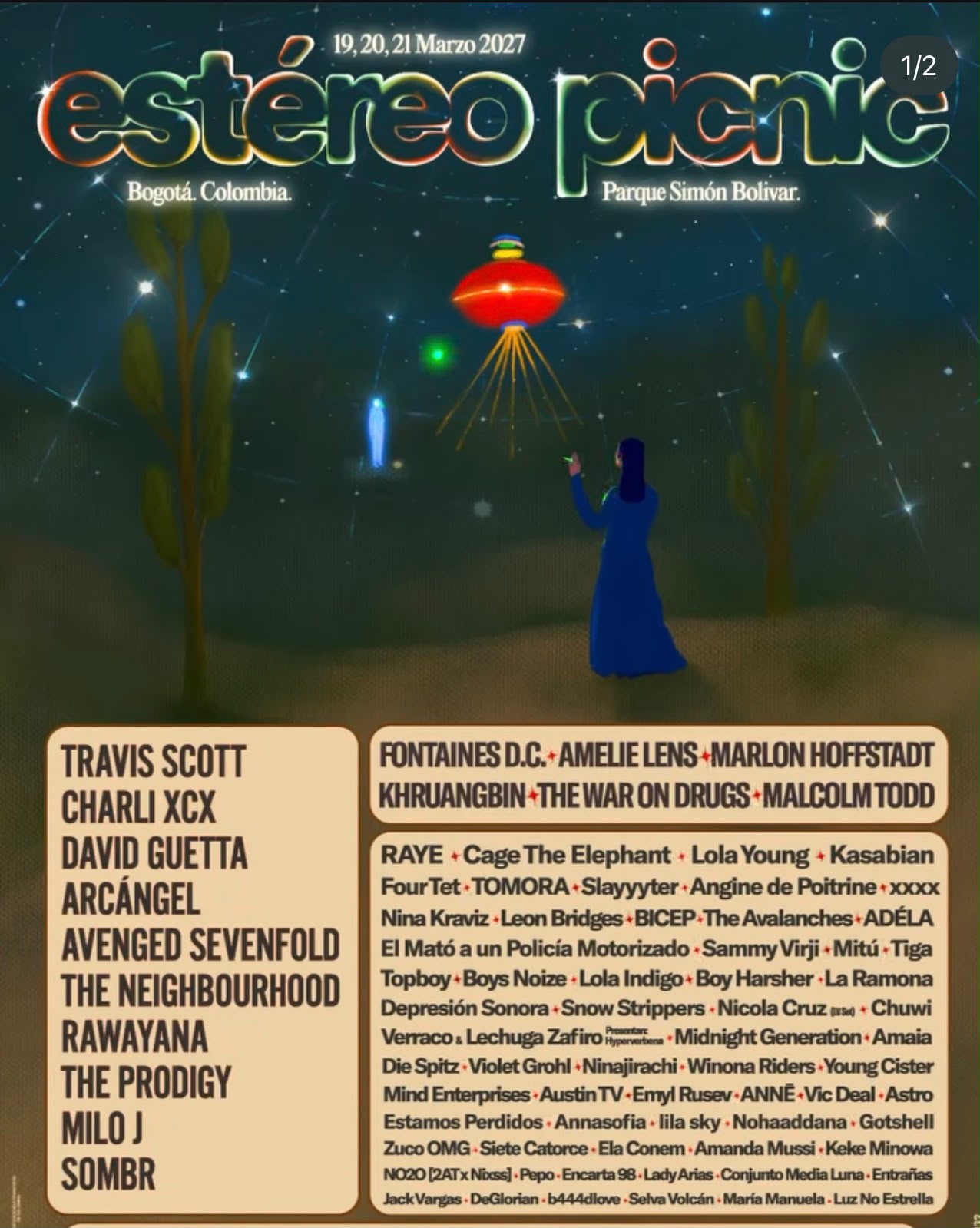 Cartel Estéreo Picnic 2027