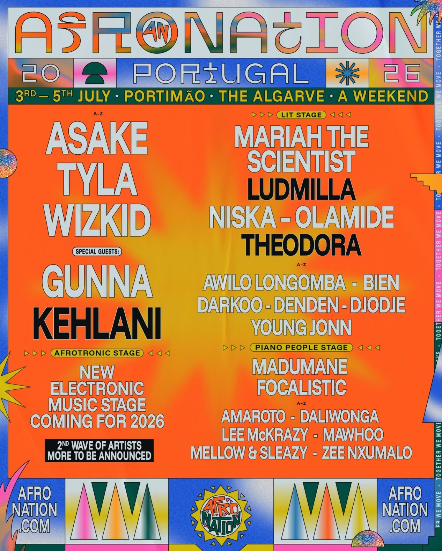 Cartel Lineup Afronation 2026 