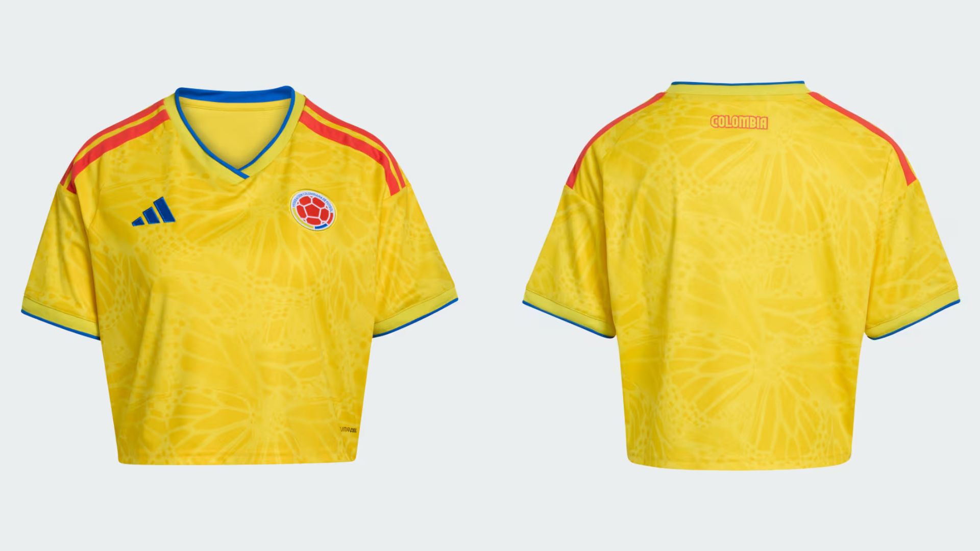 Camiseta corta Selección Colombia 2026 mujer