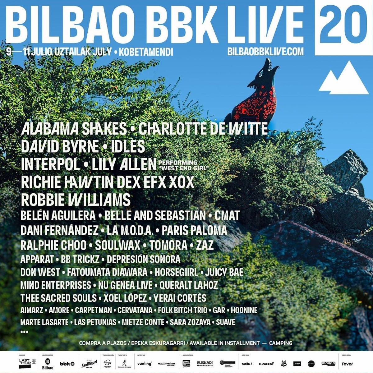 Lineup BBK Live cartel completo 2026