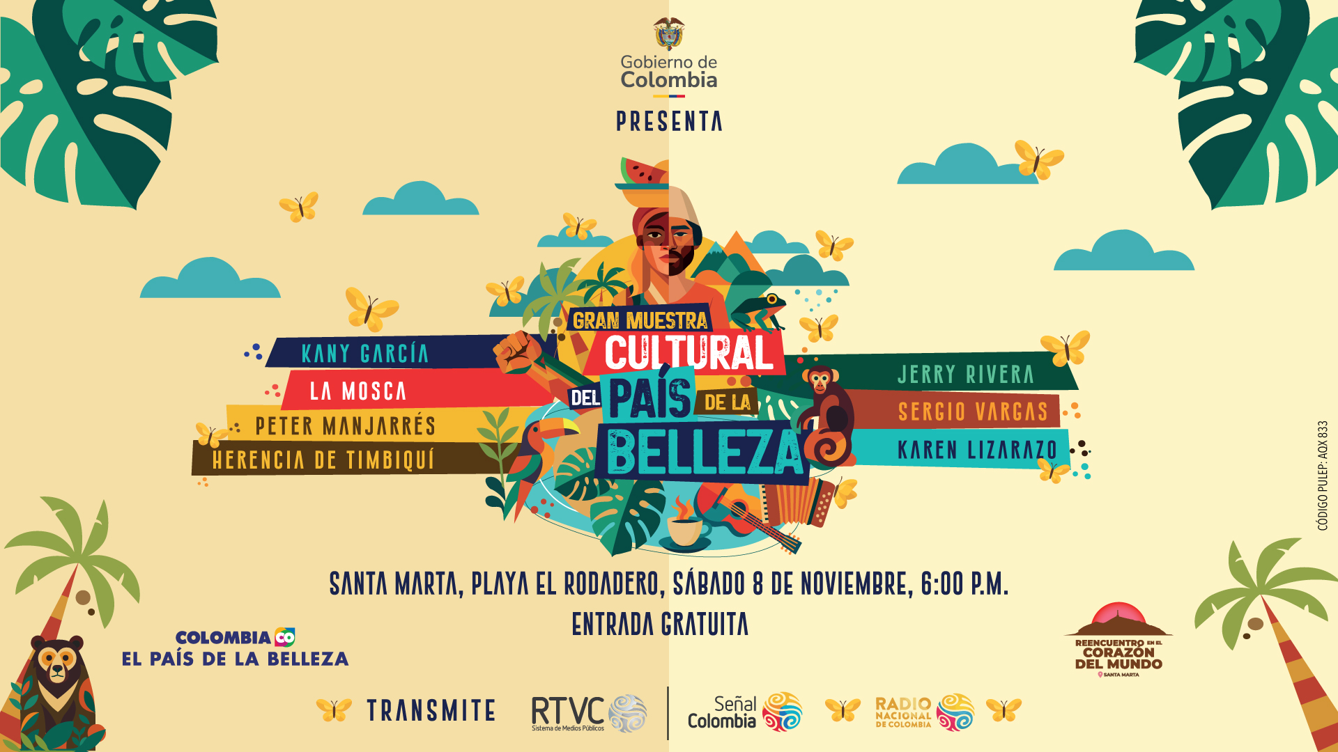 muestra cultural pais de la belleza
