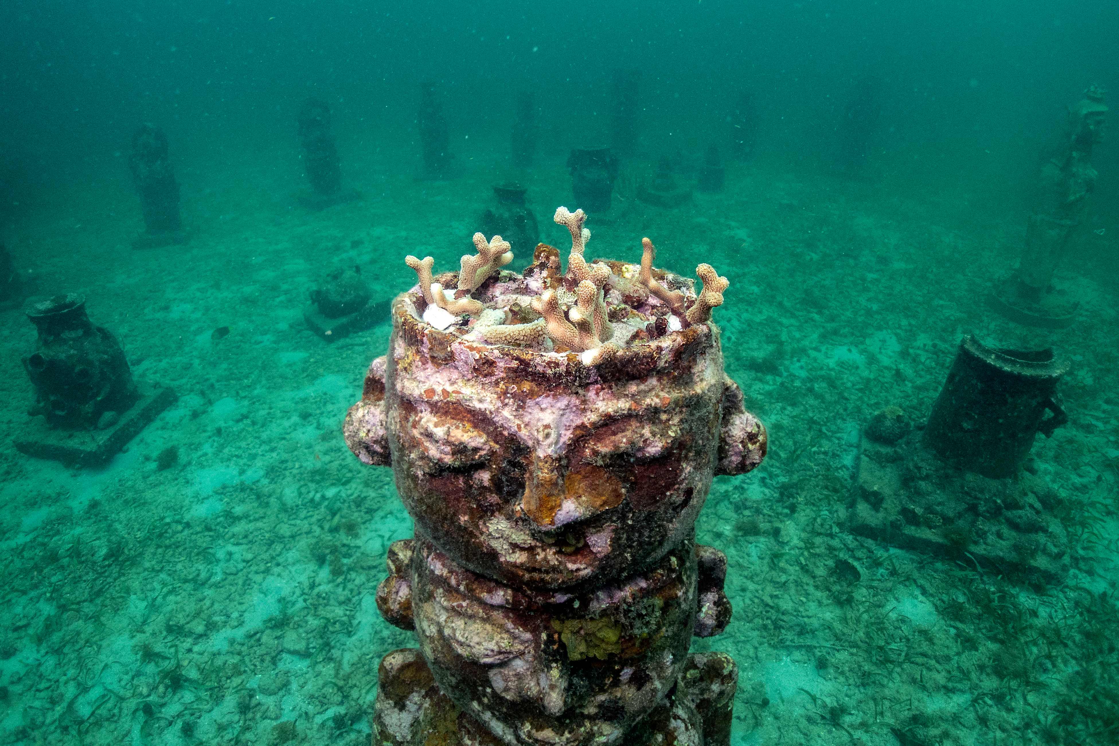 Museo submarino en Colombia | Foto AFP