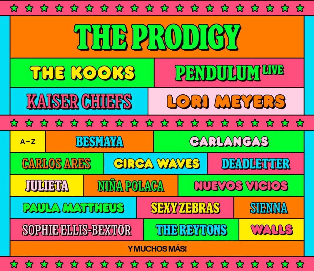 Fib Benicassim festival cartel