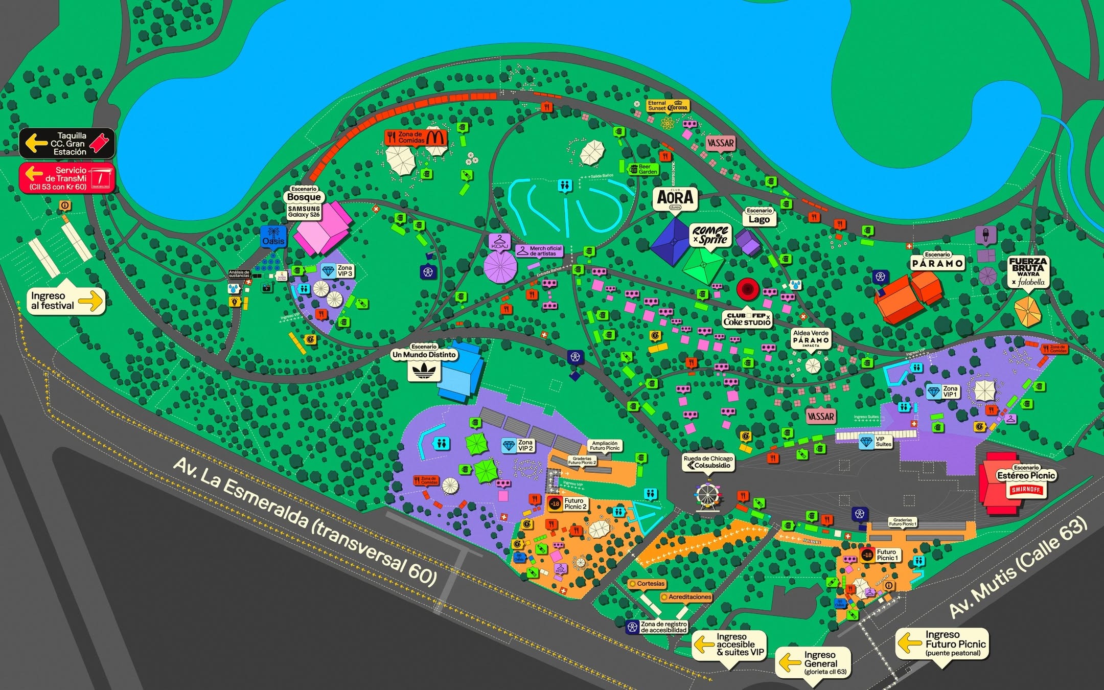 MAPA ESTEREO PICNIC 2026 | FEP 2026