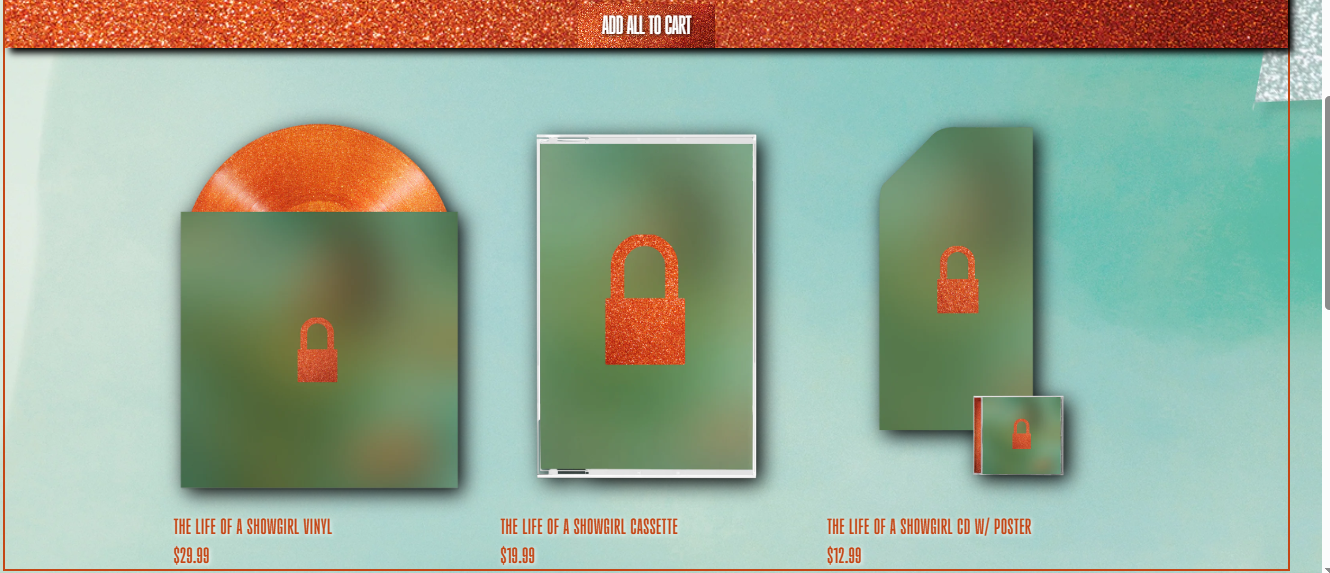 Página de Taylor Swift