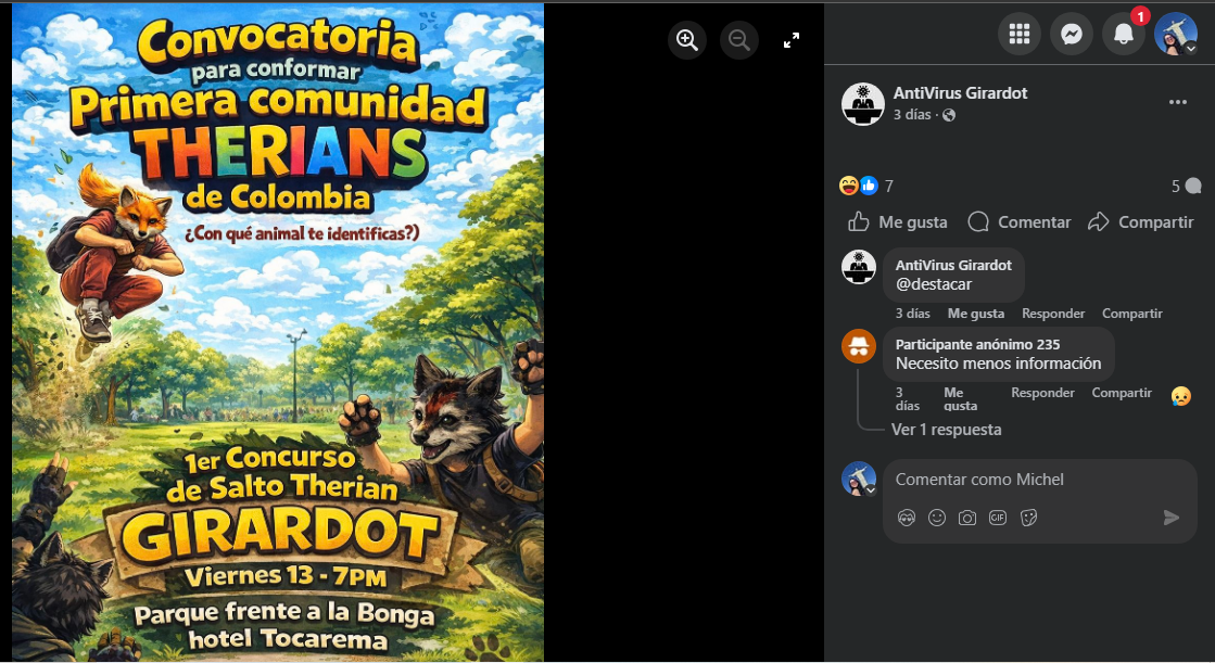 Invitación a formar la primera comunidad therian de colombia