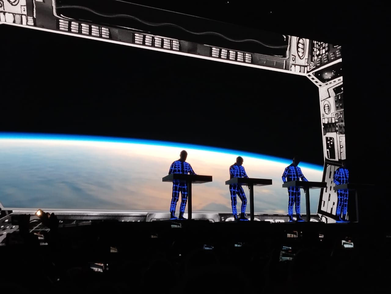 Kraftwerk en Bogotá. Foto cortesía de Páramo. 
