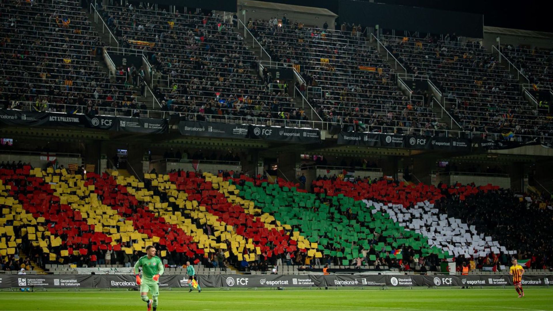 Marcador Cataluña vs Palestina