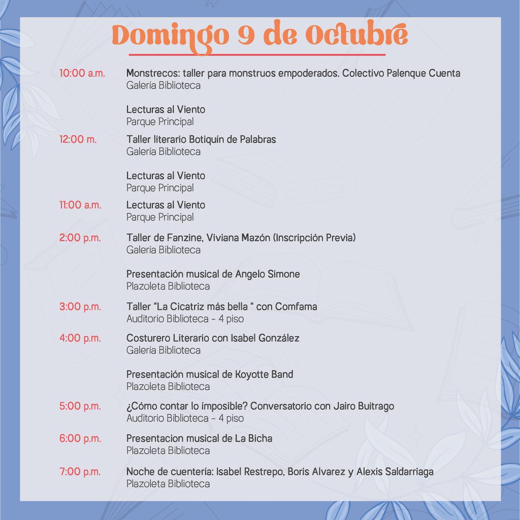 Domingo 09 de octubre