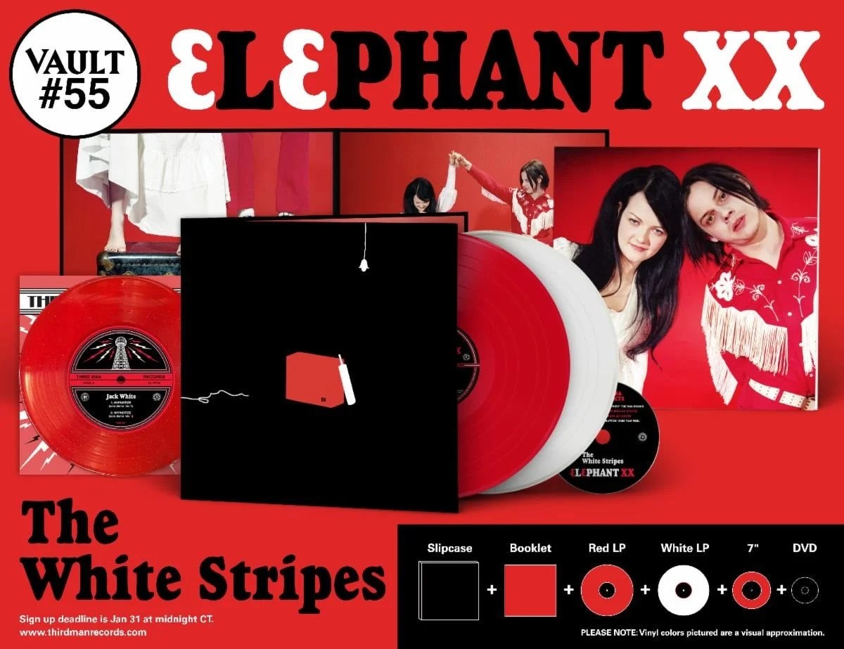 The white stripes