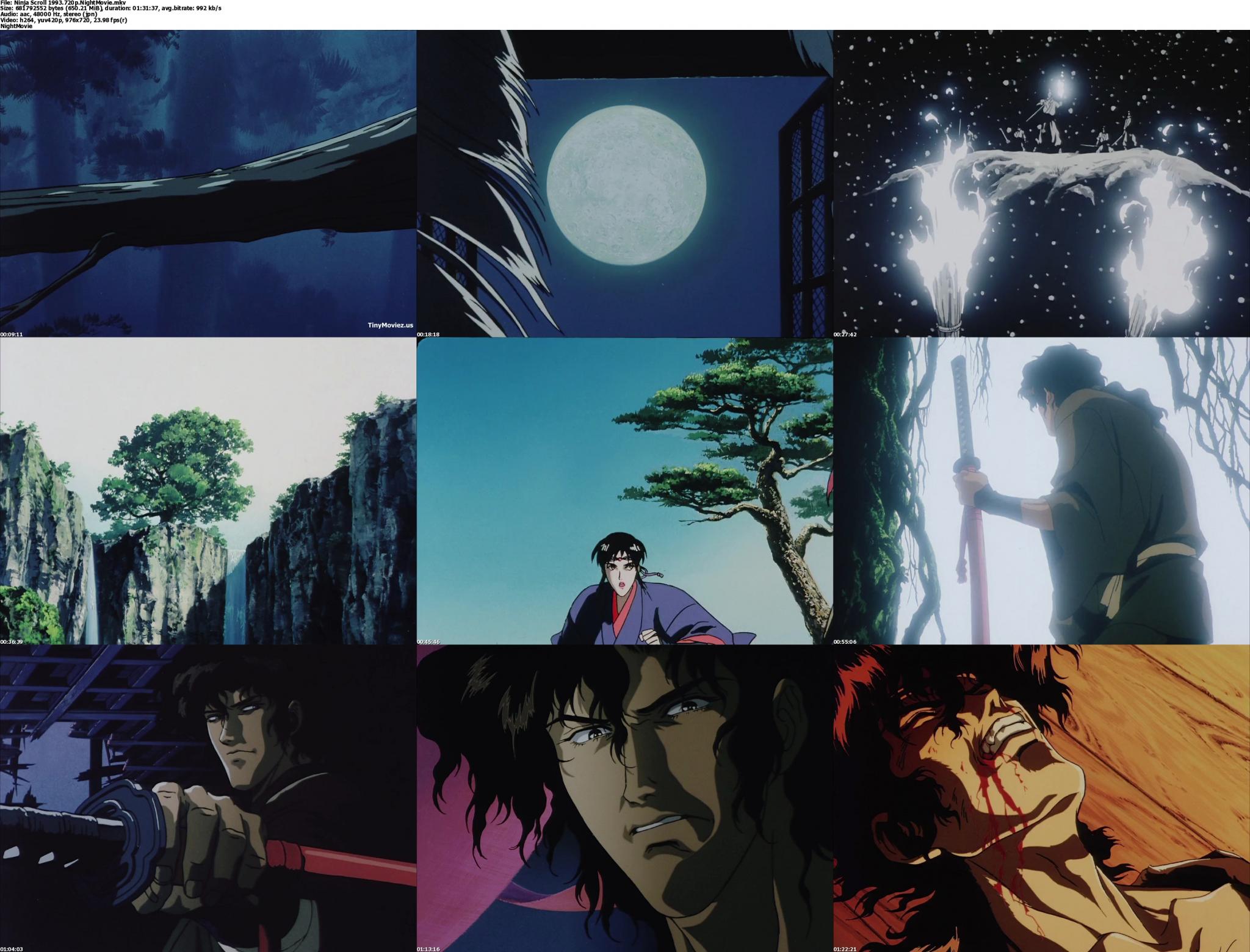 Recomendados del Cine Animado Japonés: Ninja Scroll (1993)