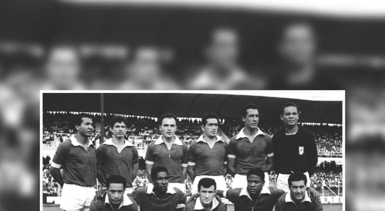 Millonarios en 1964. Foto archivo de Guillermo Ruiz Bonilla.