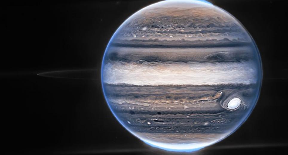 Las auroras de Júpiter captadas por el telescopio James Webb