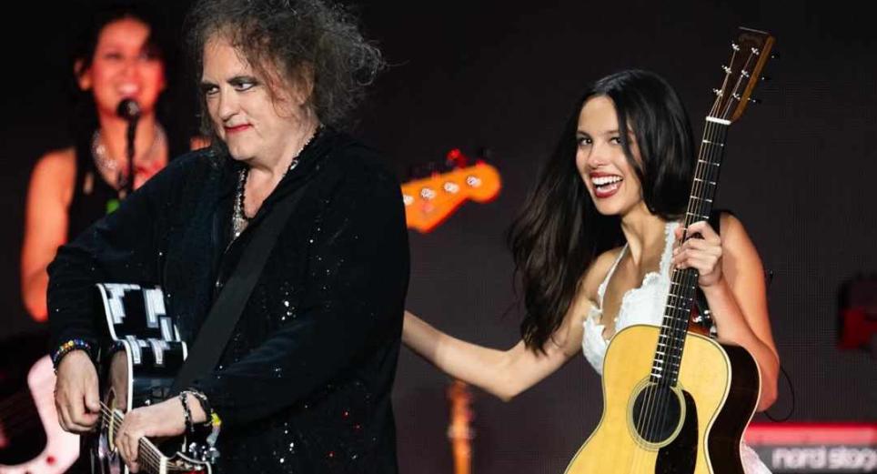 Olivia Rodrigo y Robert Smith, de The Cure, juntos en Glastonbury