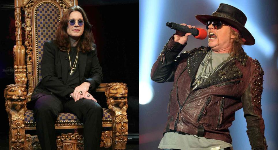 Así fue el primer encuentro de Ozzy Osbourne y Axl Rose