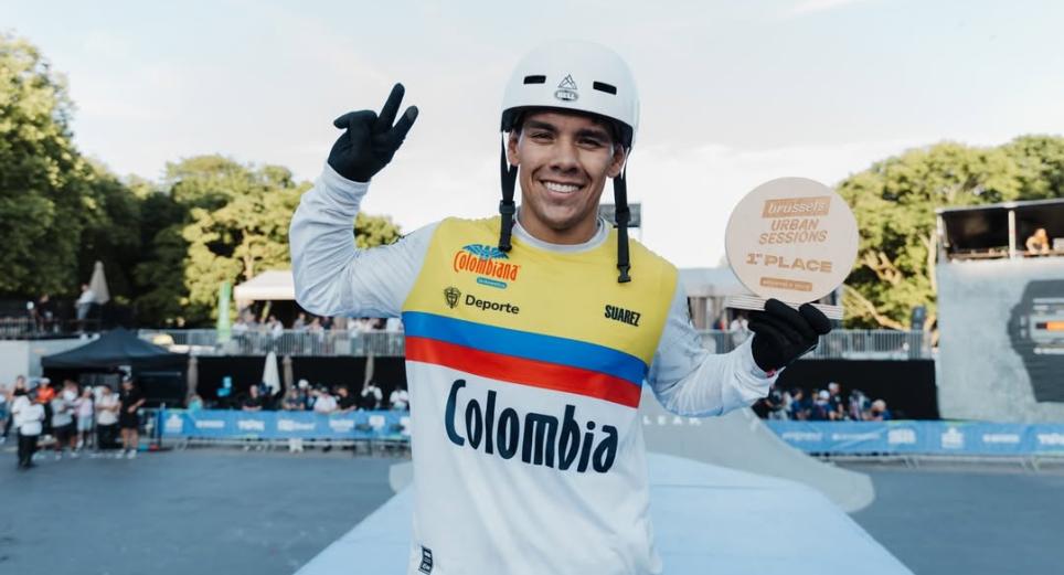 Luis Rincón ganó premio a mejor truco en Urban Sessions BMX