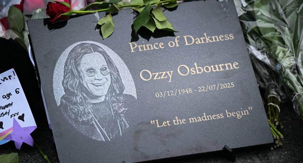 Ozzy Osbourne será despedido con música en un homenaje público