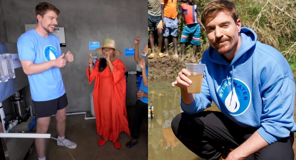 MrBeast llevó agua potable a La Guajira en su paso por Colombia