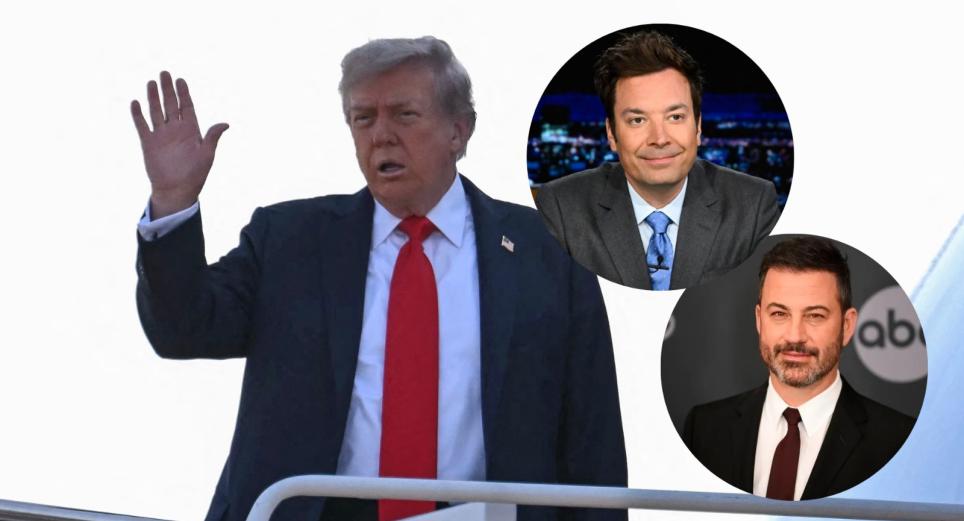 Trump lanza advertencia contra Jimmy Fallon y Jimmy Kimmel