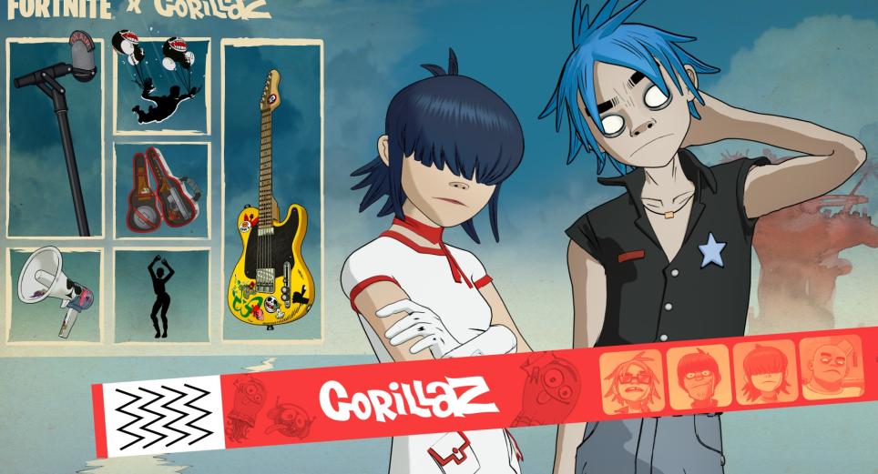 La banda virtual de Gorillaz protagoniza la temporada 10 de ‘Fortnite’